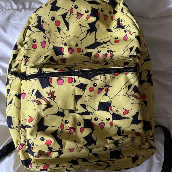 Bags | Pokmon Backpack Pikachu Print | Poshmark